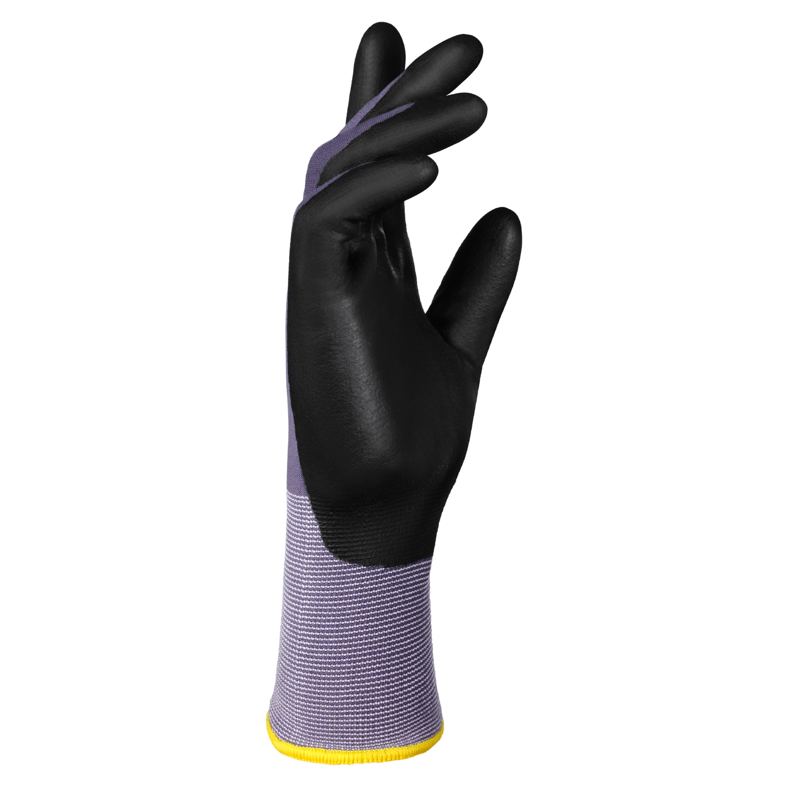 Work Gloves 12-Pair Touch Screen Nitrile-Coated Garden Construction Gloves_voghion.com